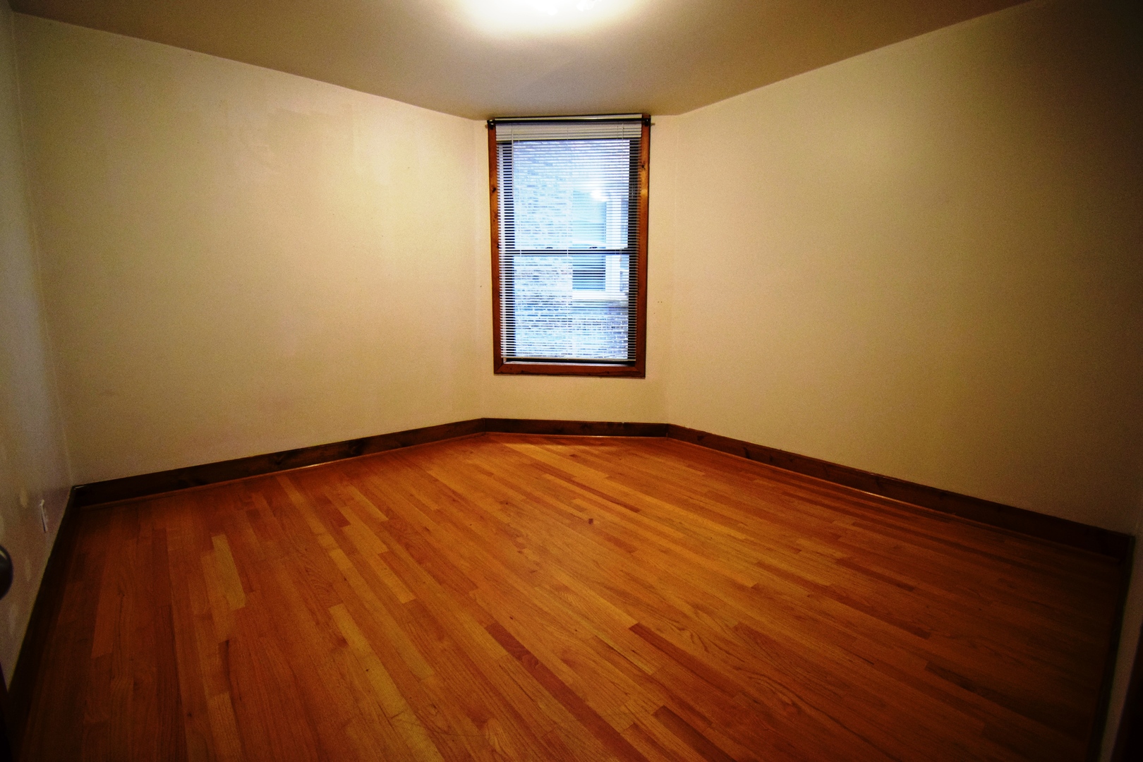 4326 North Kenmore Avenue, Unit 1 Chicago, IL 60613 - Photo 8 of 14 a view of an empty room with wooden floor and a window