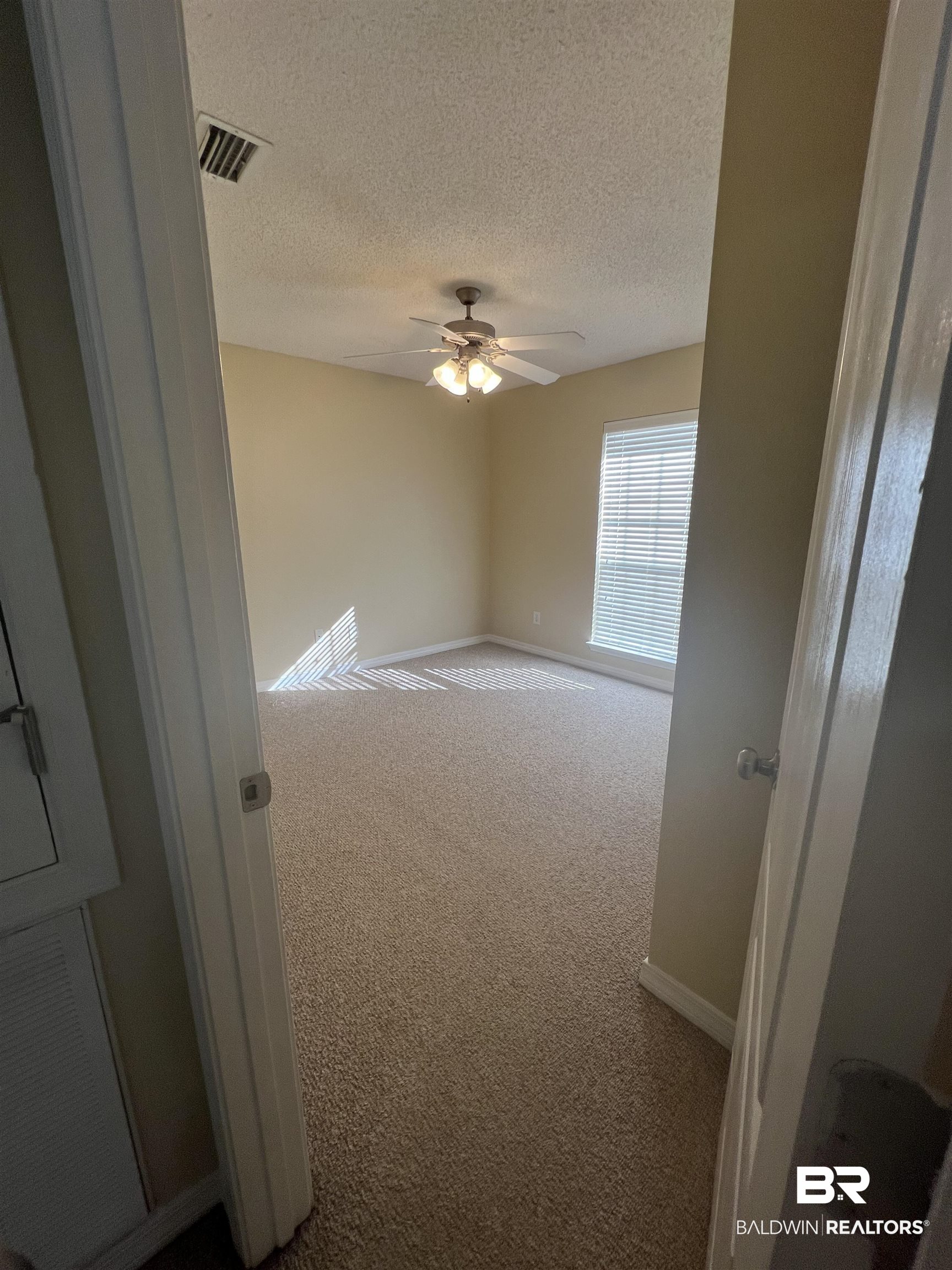 17793 Fancy Boulevard Foley, AL 36535 - Photo 27 of 34 Carpeted spare room featuring ceiling fan and a textured ceiling