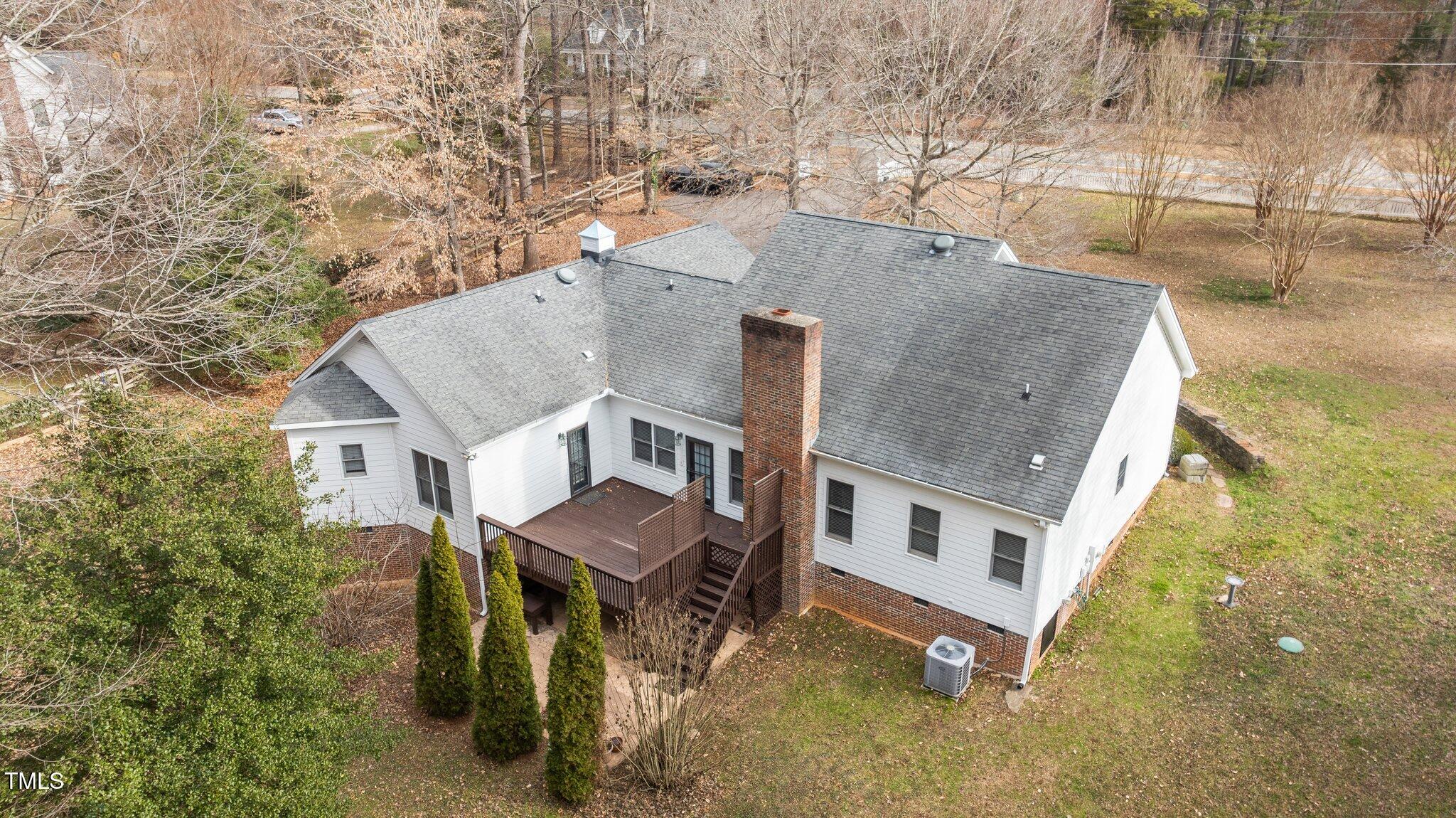 2517 Mt Vernon Church Road Raleigh, NC 27614 - Photo 7 of 45 an aerial view of a house with a yard