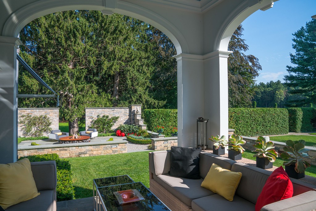 1075 Lowell Road Concord, MA 01742 - Photo 21 of 26 a outdoor living space with furniture and garden view