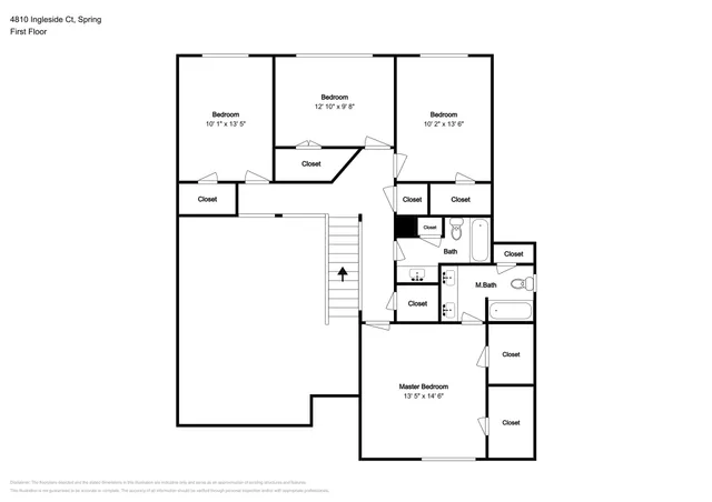 $1,940 | 4810 Ingleside Court, Spring, TX 77388