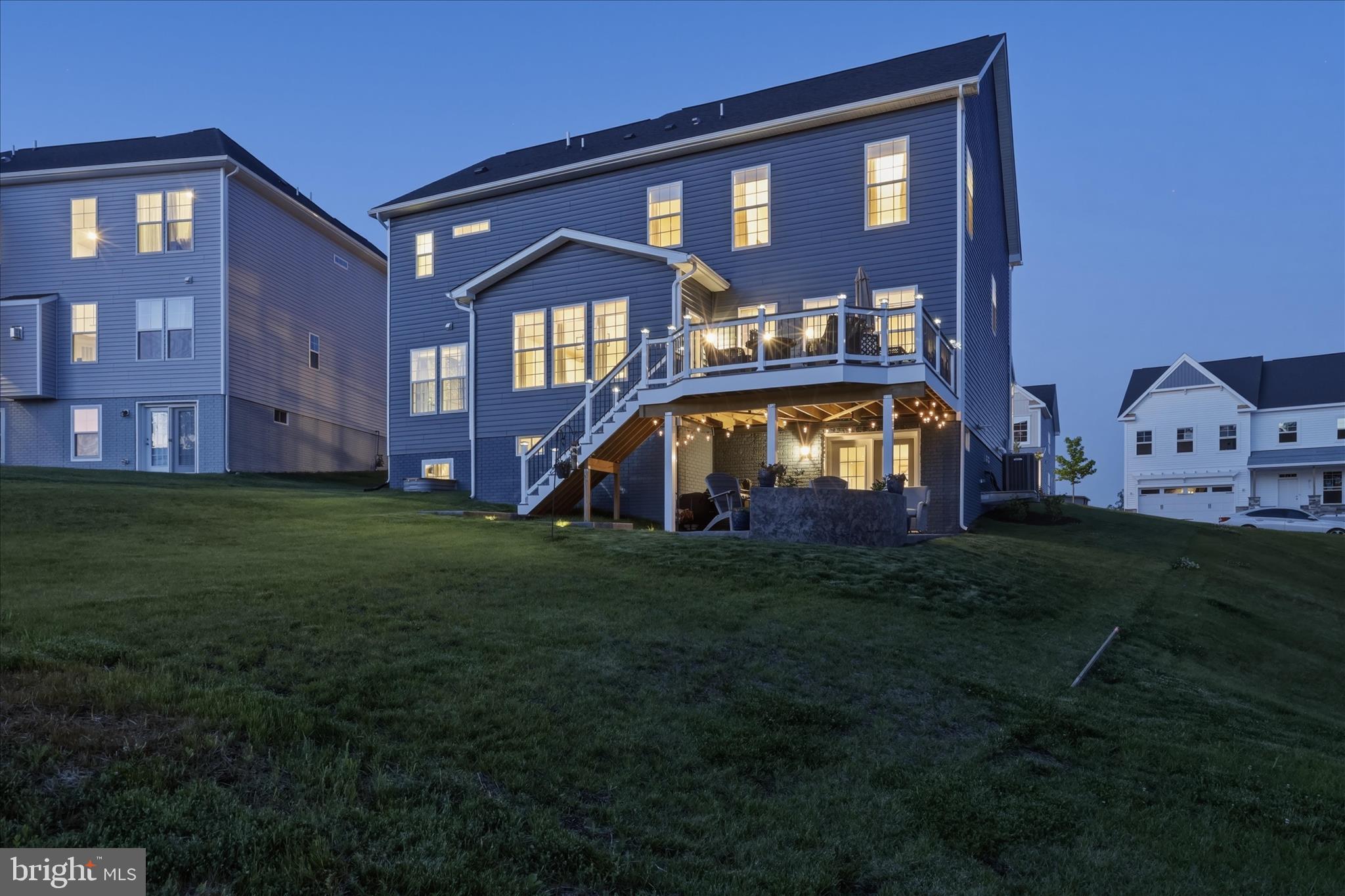910 Enfield Farm Lane Brunswick, MD 21716 - Photo 63 of 87 Exterior Back Twilight