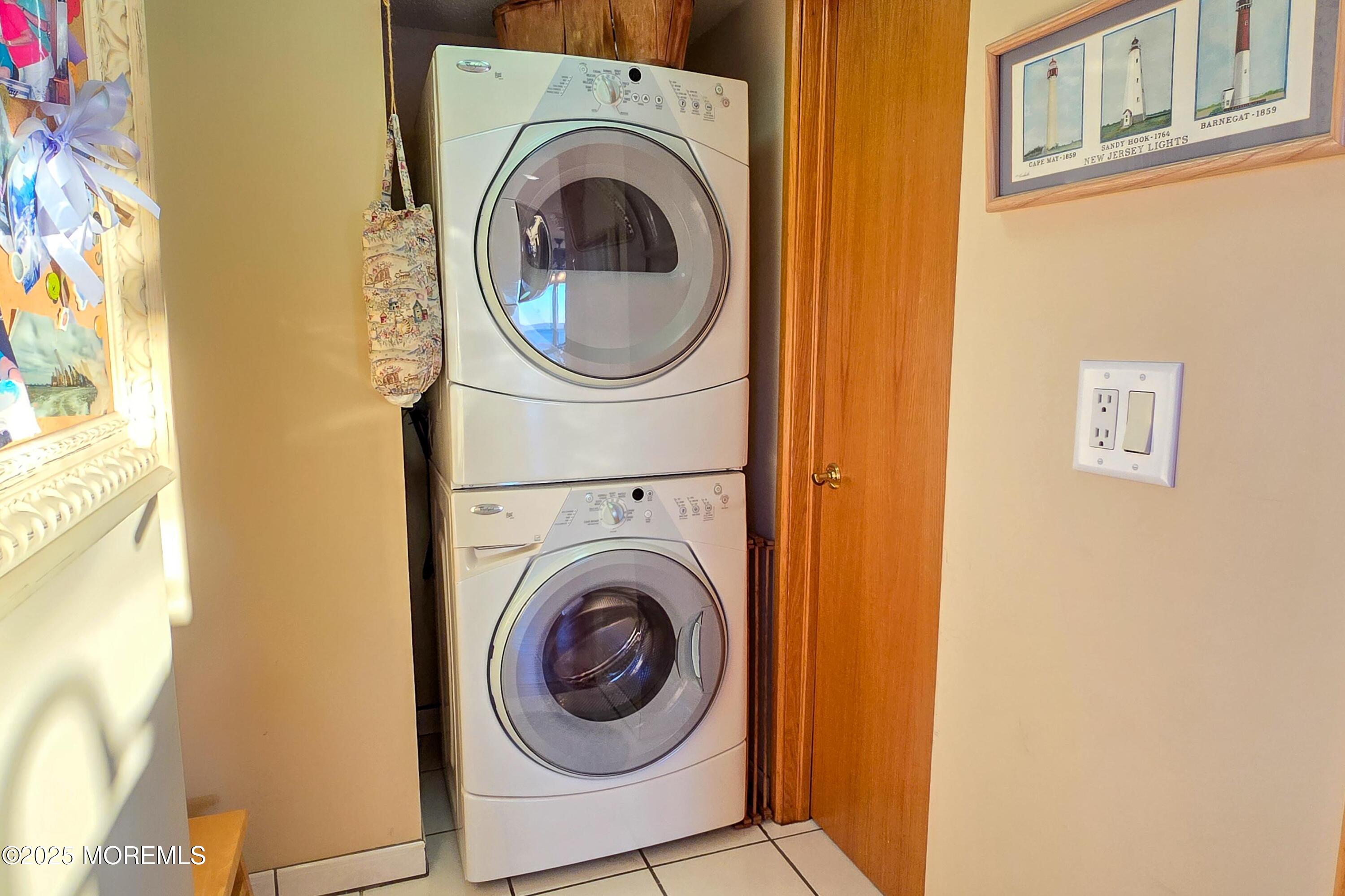 495 Boca Raton Drive Lavallette, NJ 08735 - Photo 24 of 48 a utility room with dryer and washer