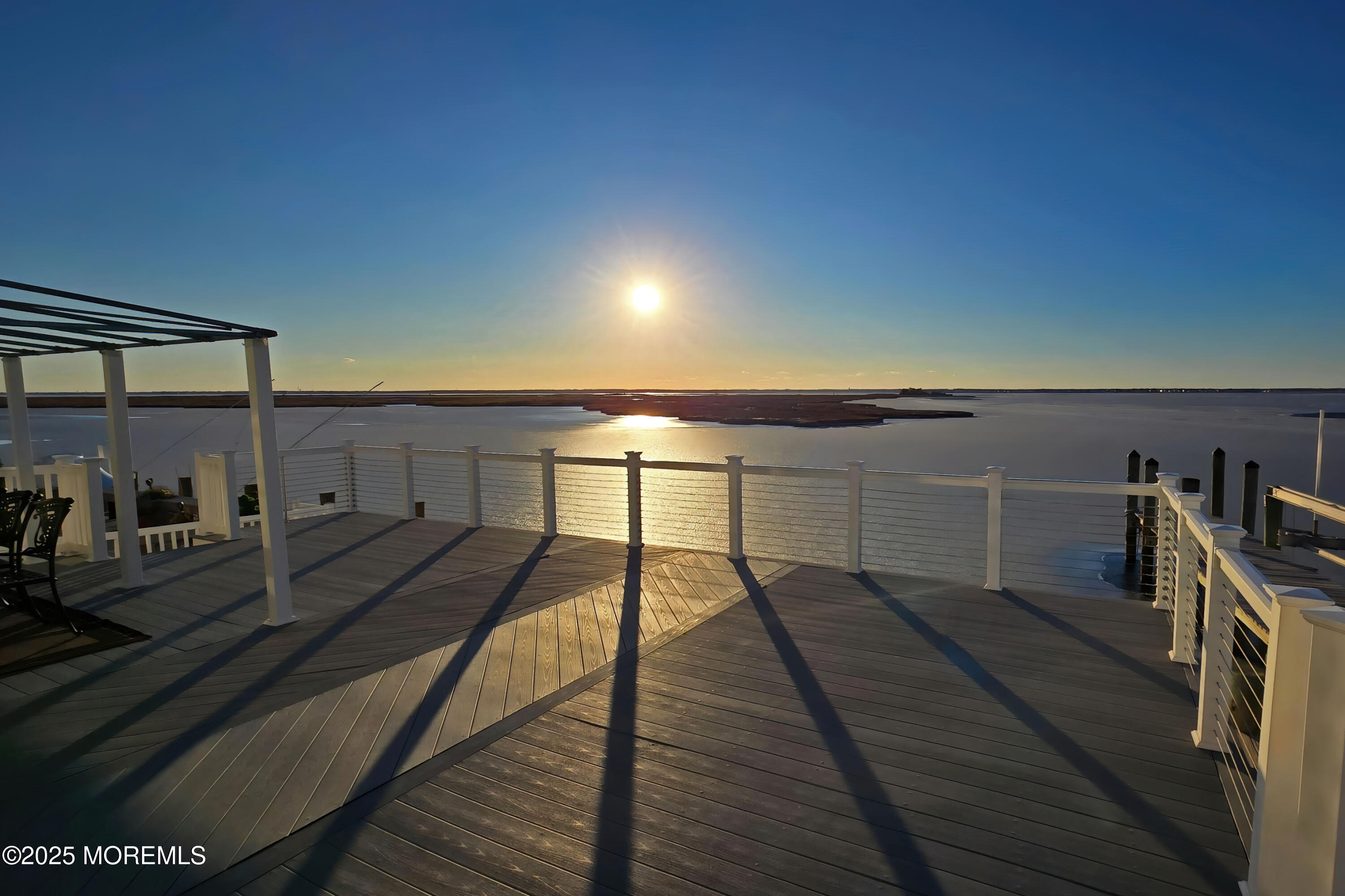 495 Boca Raton Drive Lavallette, NJ 08735 - Photo 38 of 48 a view of a balcony with wooden floor