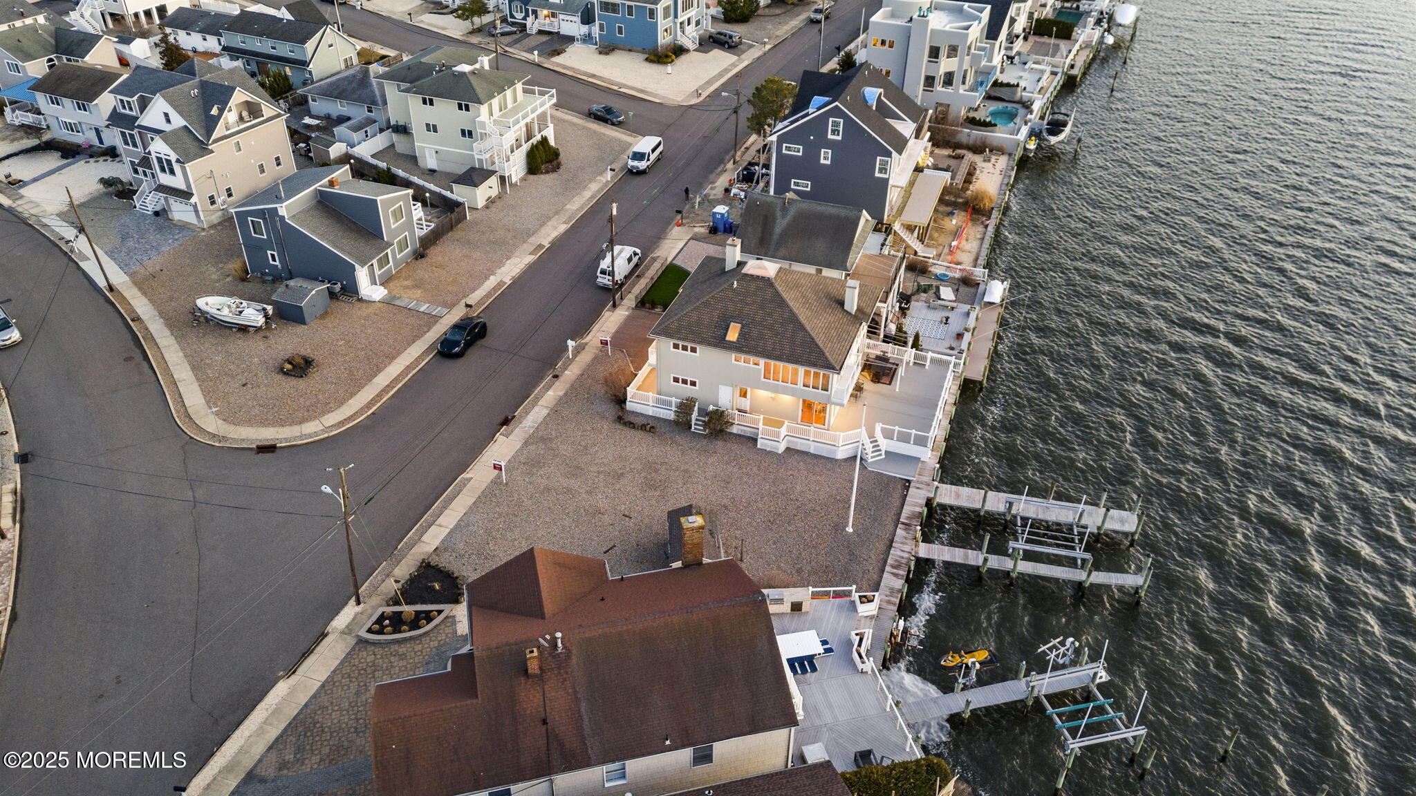 495 Boca Raton Drive Lavallette, NJ 08735 - Photo 42 of 48 an aerial view of a highlighted house