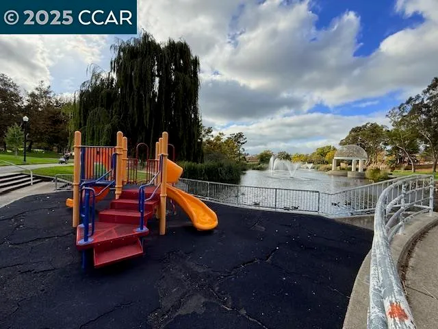 a view of outdoor space with sign board