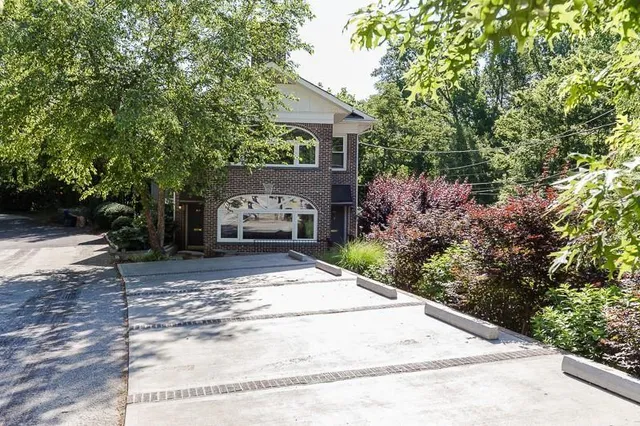 a view of a city with tall buildings
