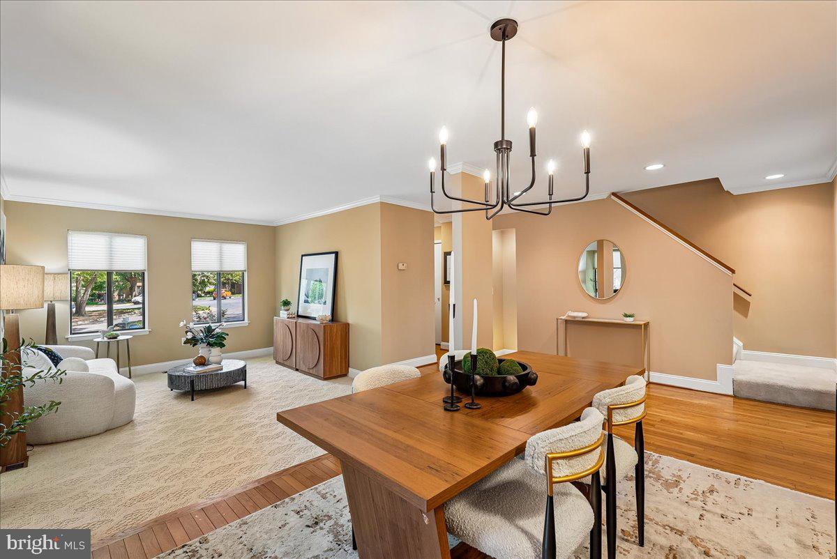 2024 Swans Neck Way Reston, VA 20191 - Photo 10 of 42 Dining and Living Room