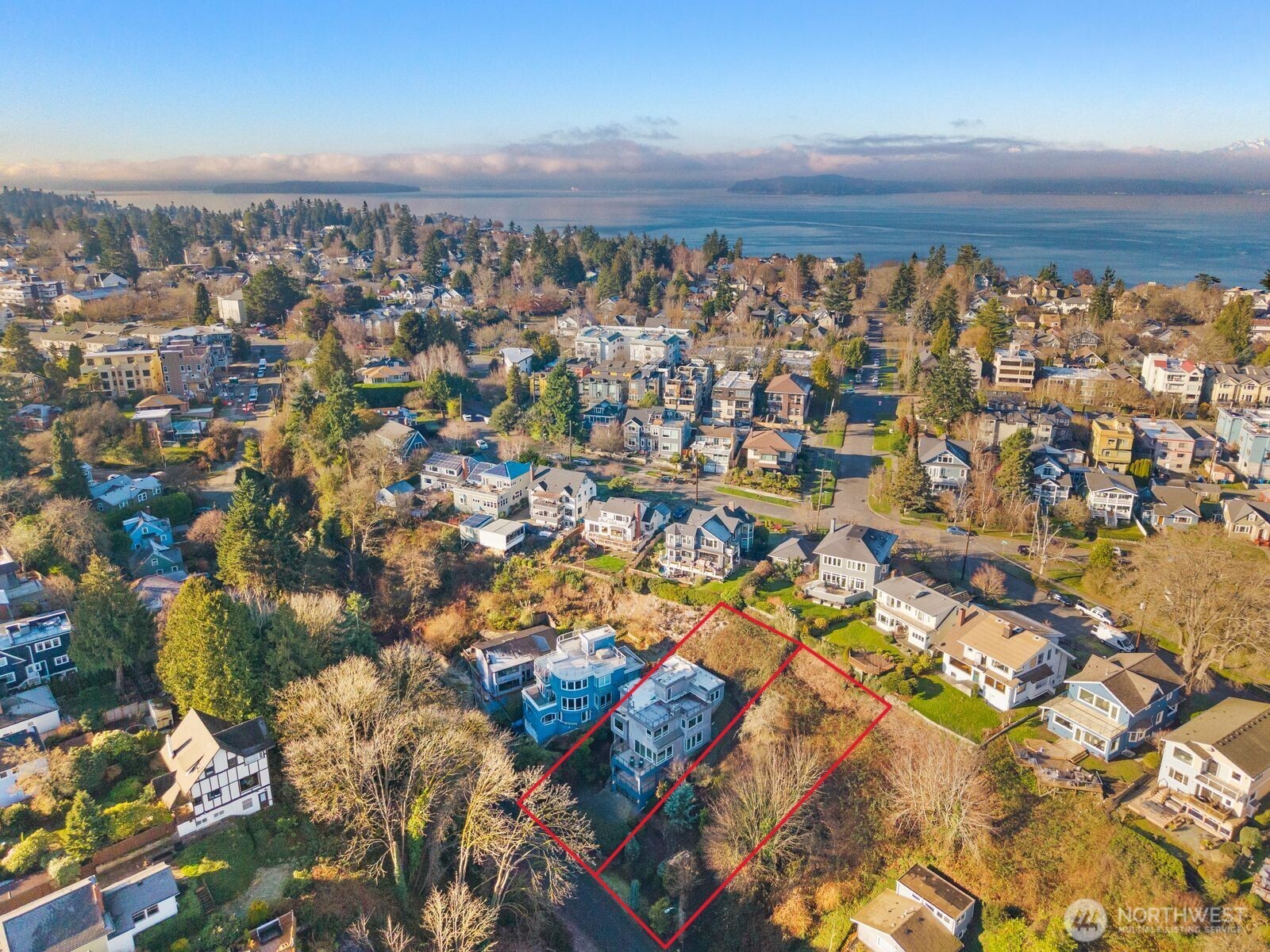 1717 Ferry Avenue Southwest Seattle, WA 98116 - Photo 2 of 40 an aerial view of a city
