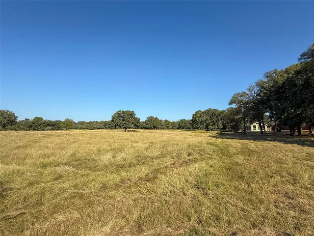a view of lake with green space