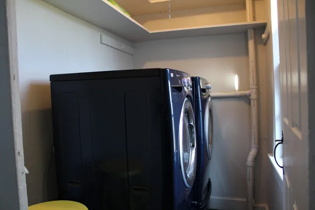 a view of walk in closet