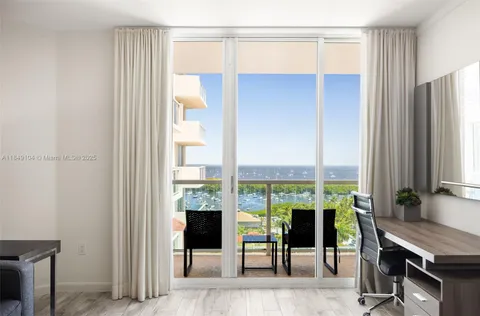 a view of a livingroom with furniture