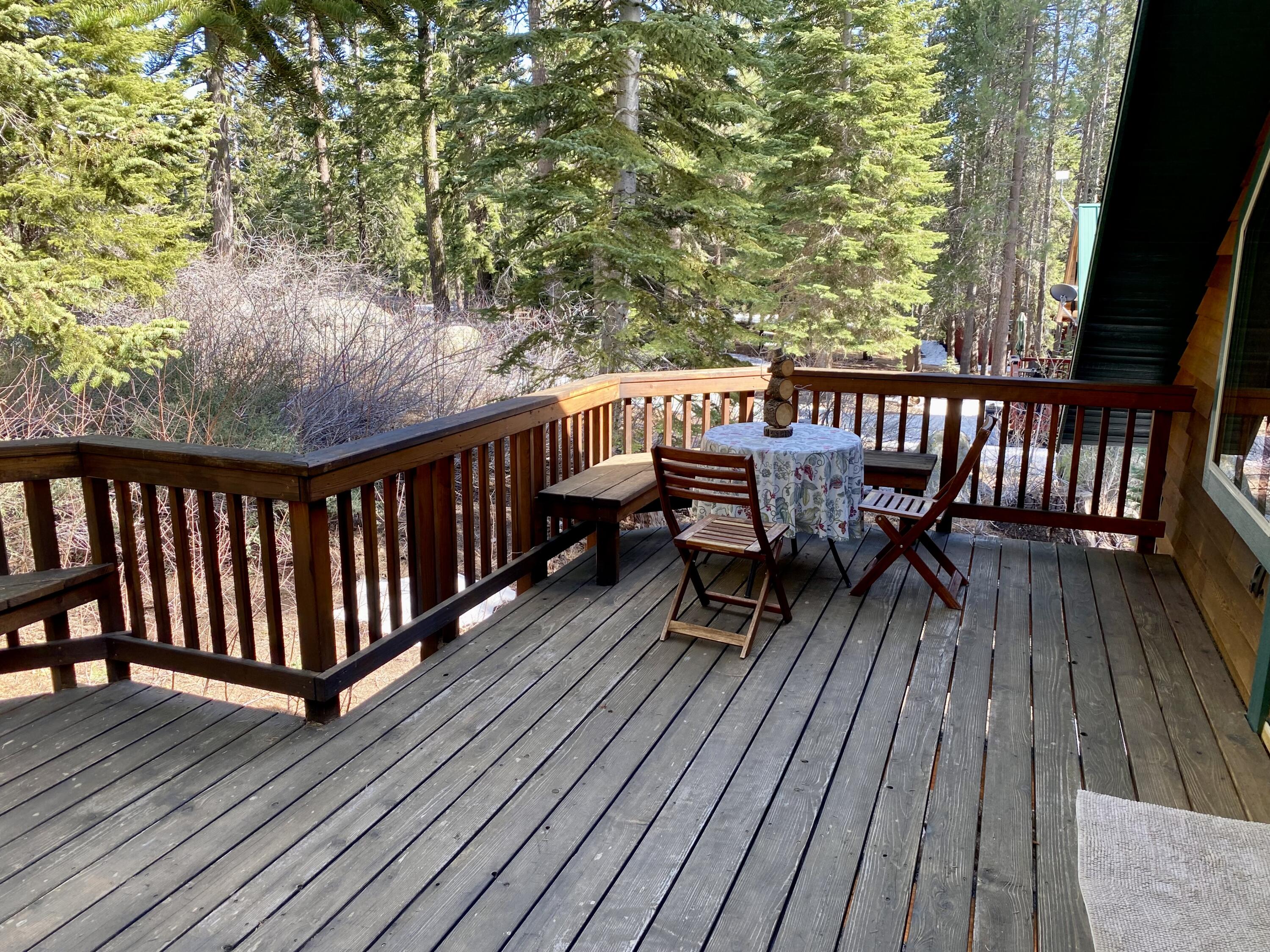 57968 Fox Drive Springville, CA 93265 - Photo 20 of 30 a view of a wooden deck with furniture