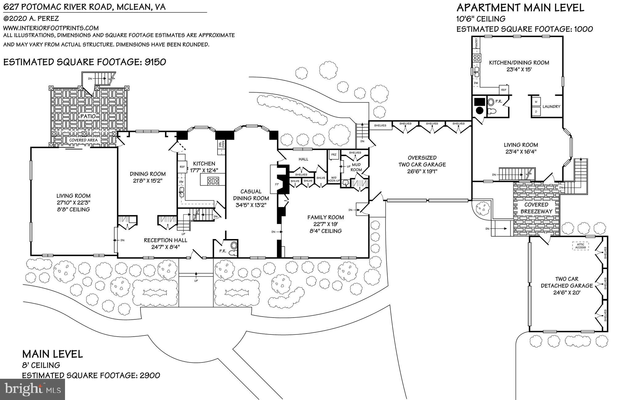 627 Potomac River Road McLean, VA 22102 - Photo 87 of 89 Main Level Floor Plan