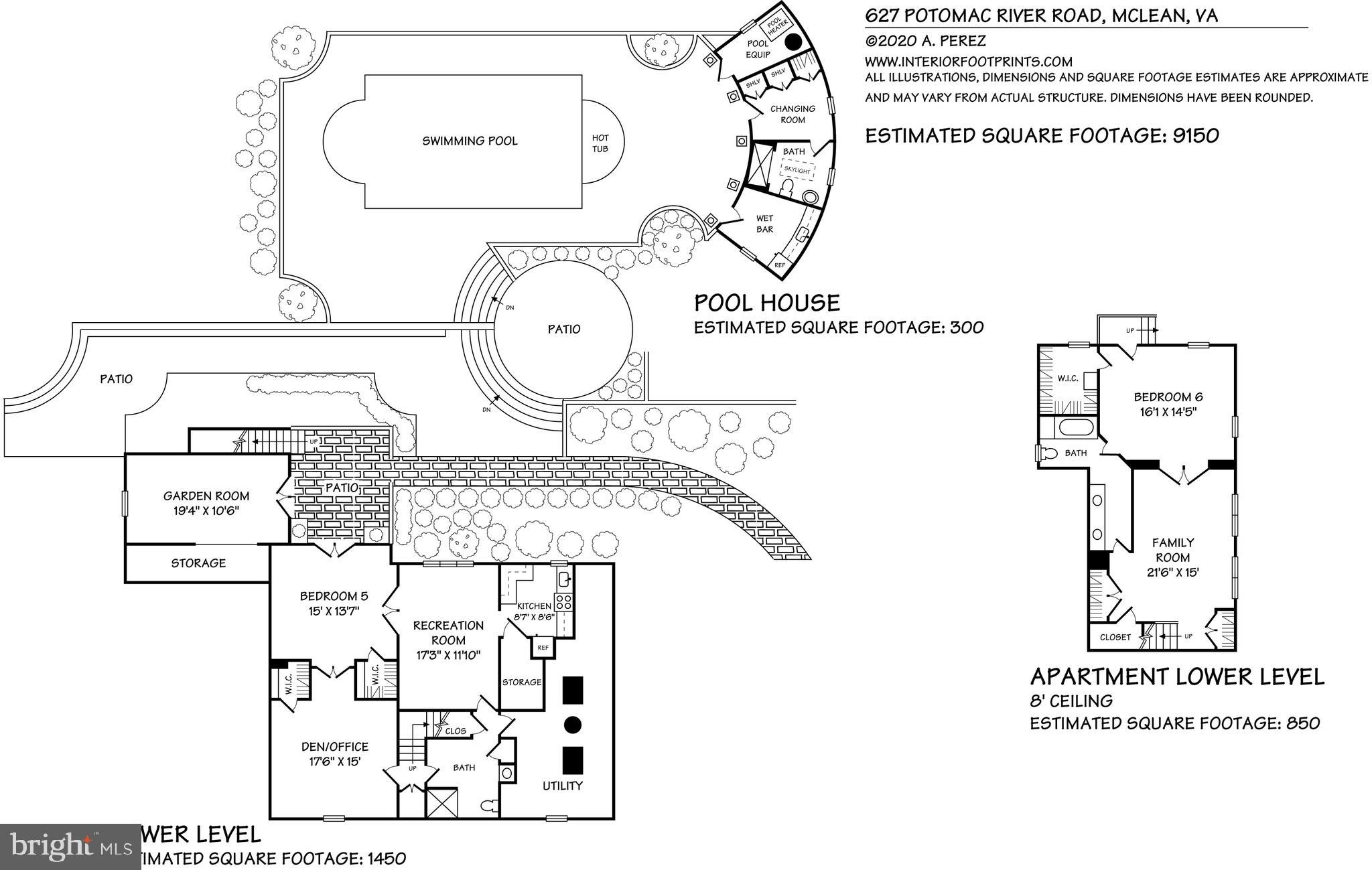 627 Potomac River Road McLean, VA 22102 - Photo 88 of 89 Lower Level Floor Plan