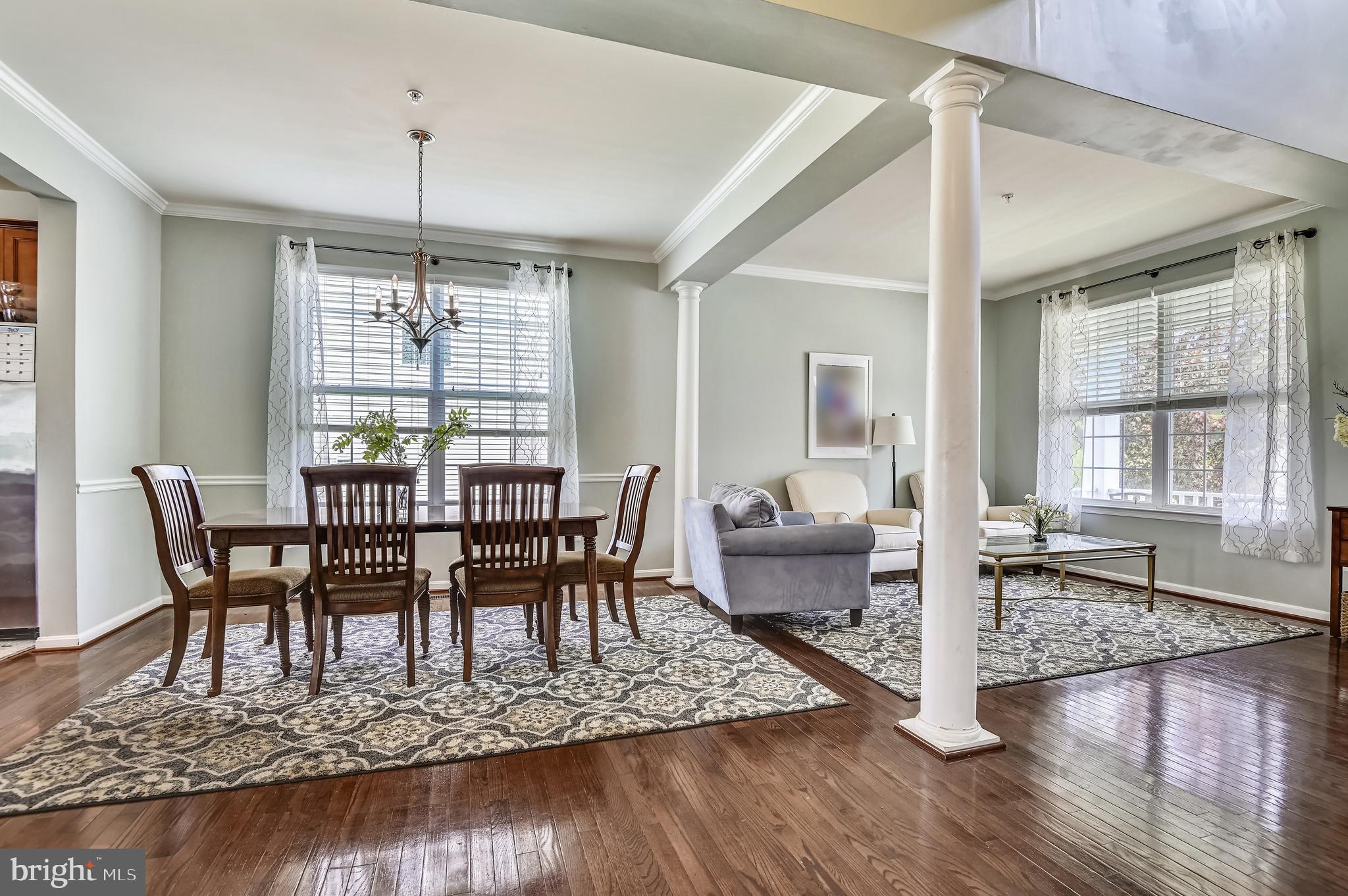 735 Daft Road Baltimore, MD 21220 - Photo 7 of 32 a view of a dining room with furniture window and wooden floor