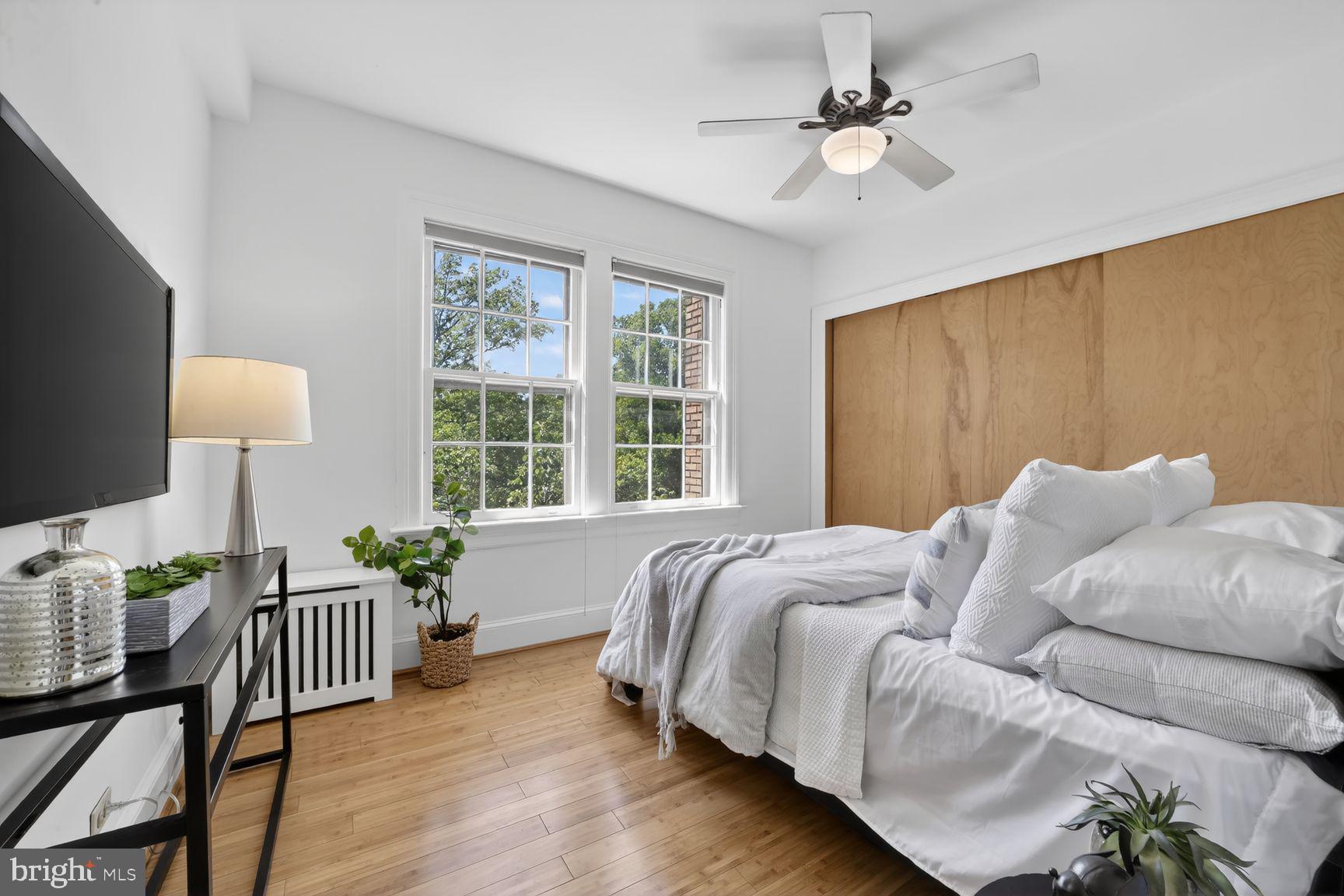 2707 Adams Mill Road Northwest, Unit 400 Washington, DC 20009 - Photo 20 of 21 Bright and airy bedroom retreat.