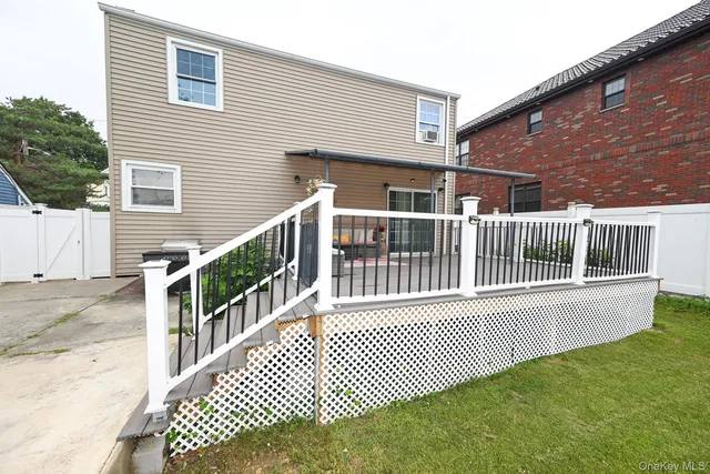 a view of a park with slide