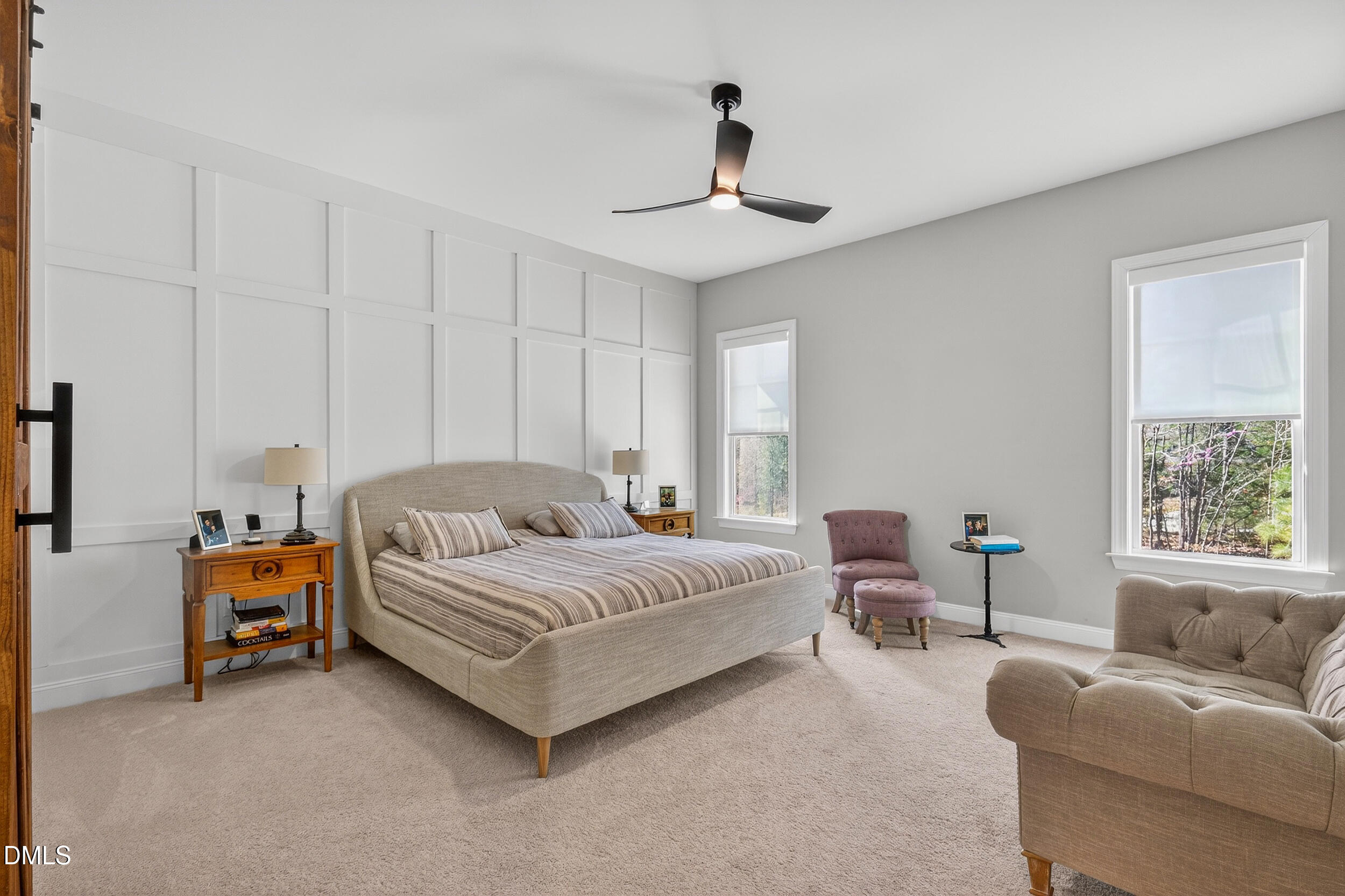 210 Lookout Ridge Pittsboro, NC 27312 - Photo 31 of 59 a spacious bedroom with a bed and a window