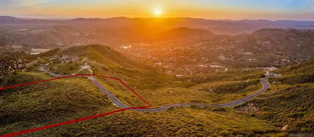 a view of a lake with a mountain