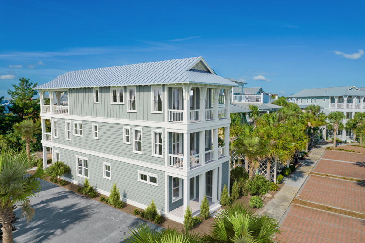 40 Sand Flea Dr Inlet Beach Inlet Beach, FL 32461 - Photo 3 of 37 a front view of a building with a garden