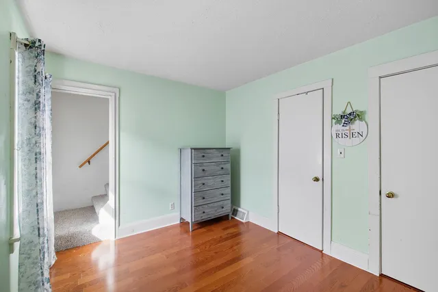 wooden floor in an empty room