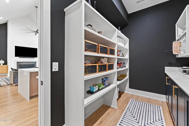 a view of a workspace with furniture