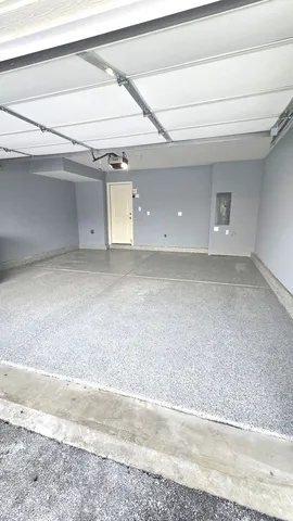 a view of a building with a yard