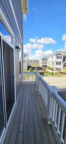a view of outdoor space with seating area