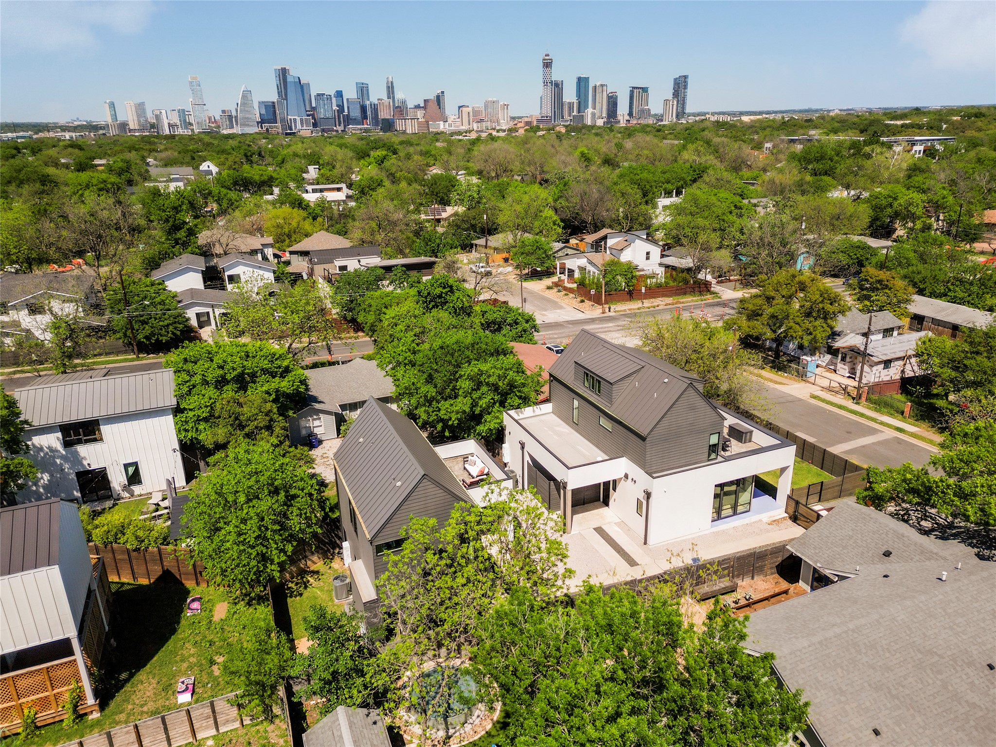 2402 South 3rd Street, Unit B Austin, TX 78704 - Photo 1 of 1 With downtown views, the gated compound is minutes from Zilker Park, SoCo, SoLa, & downtown!