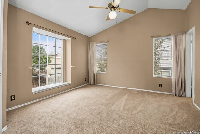 a view of an empty room