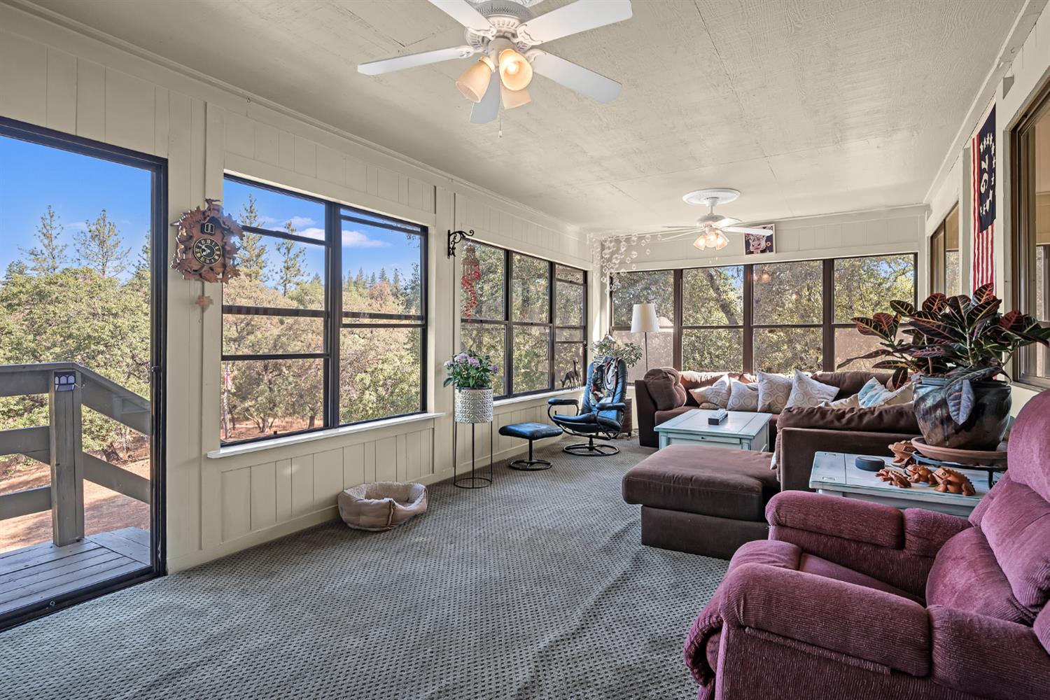 2505 Muir Court Cool, CA 95614 - Photo 11 of 56 a living room with furniture and a flat screen tv