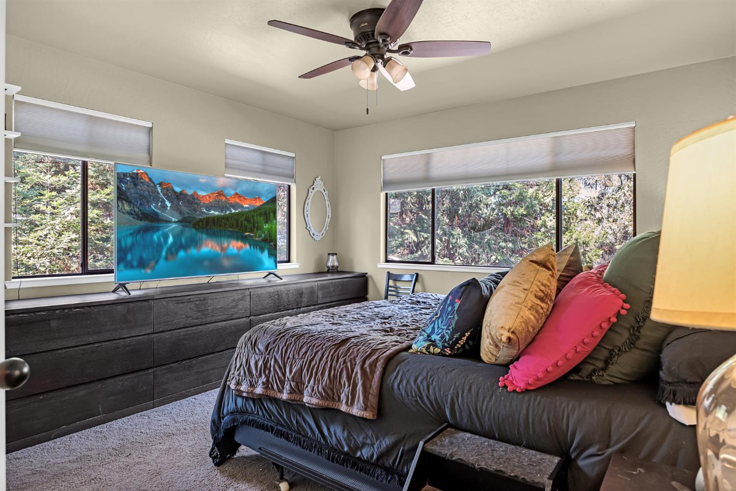 2505 Muir Court Cool, CA 95614 - Photo 13 of 56 a bedroom with a bed and a large window