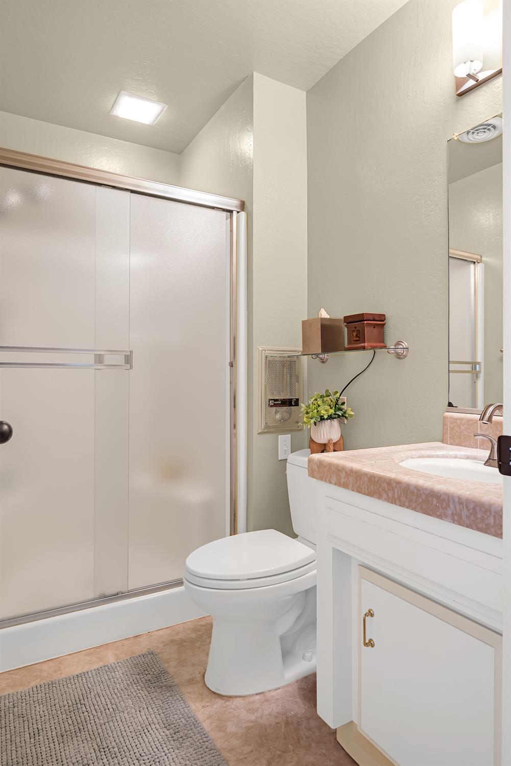 2505 Muir Court Cool, CA 95614 - Photo 21 of 56 a bathroom with a sink a toilet and shower