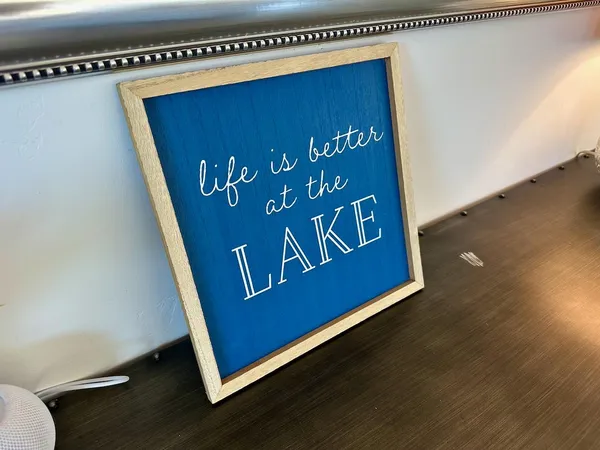 a view of wooden door