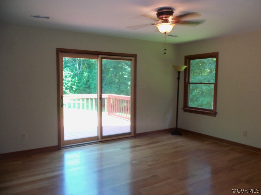 2155 Hunters Mill Road Powhatan, VA 23139 - Photo 15 of 24 First Floor Master Suite with Deck Access