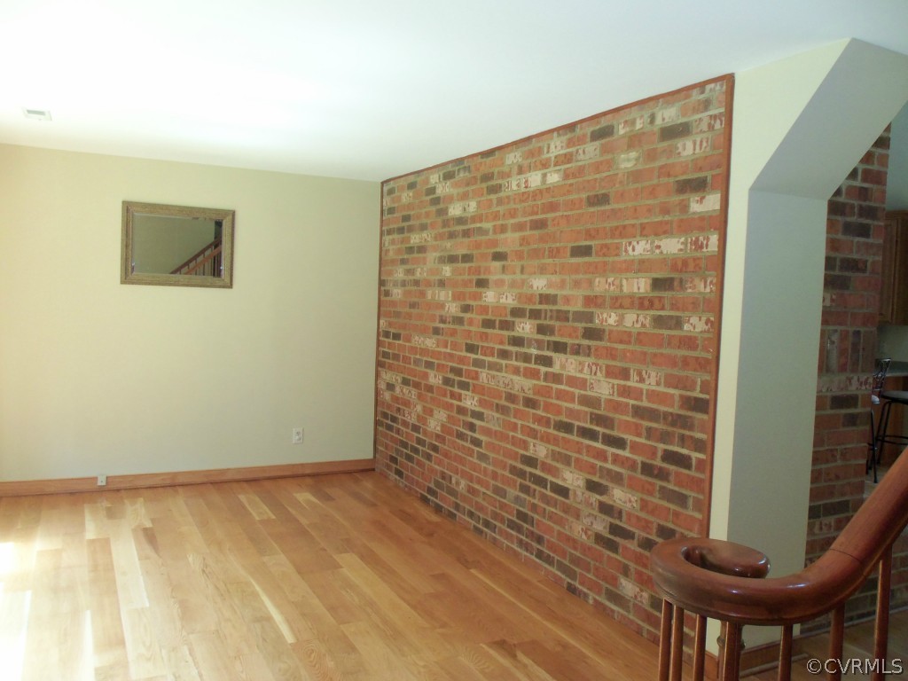 2155 Hunters Mill Road Powhatan, VA 23139 - Photo 8 of 24 Brick accent wall in formal dining room