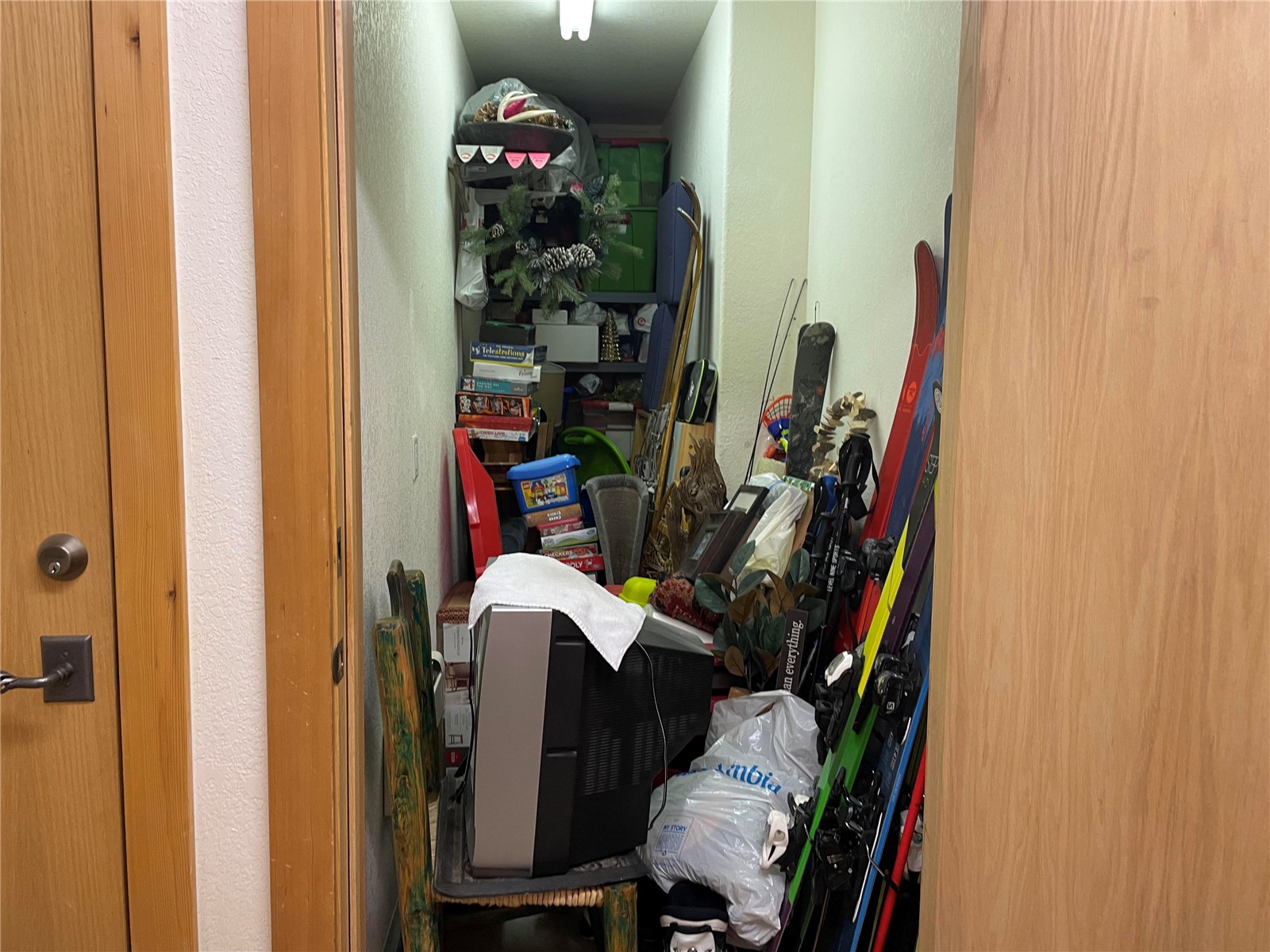 63 Antlers Gulch Road, Unit 106 Keystone, CO 80435 - Photo 28 of 28 Large Storage Closet! 14 feet deep by 4 feet wide by 9 feet tall. Additional ski locker located next to front door of unit!