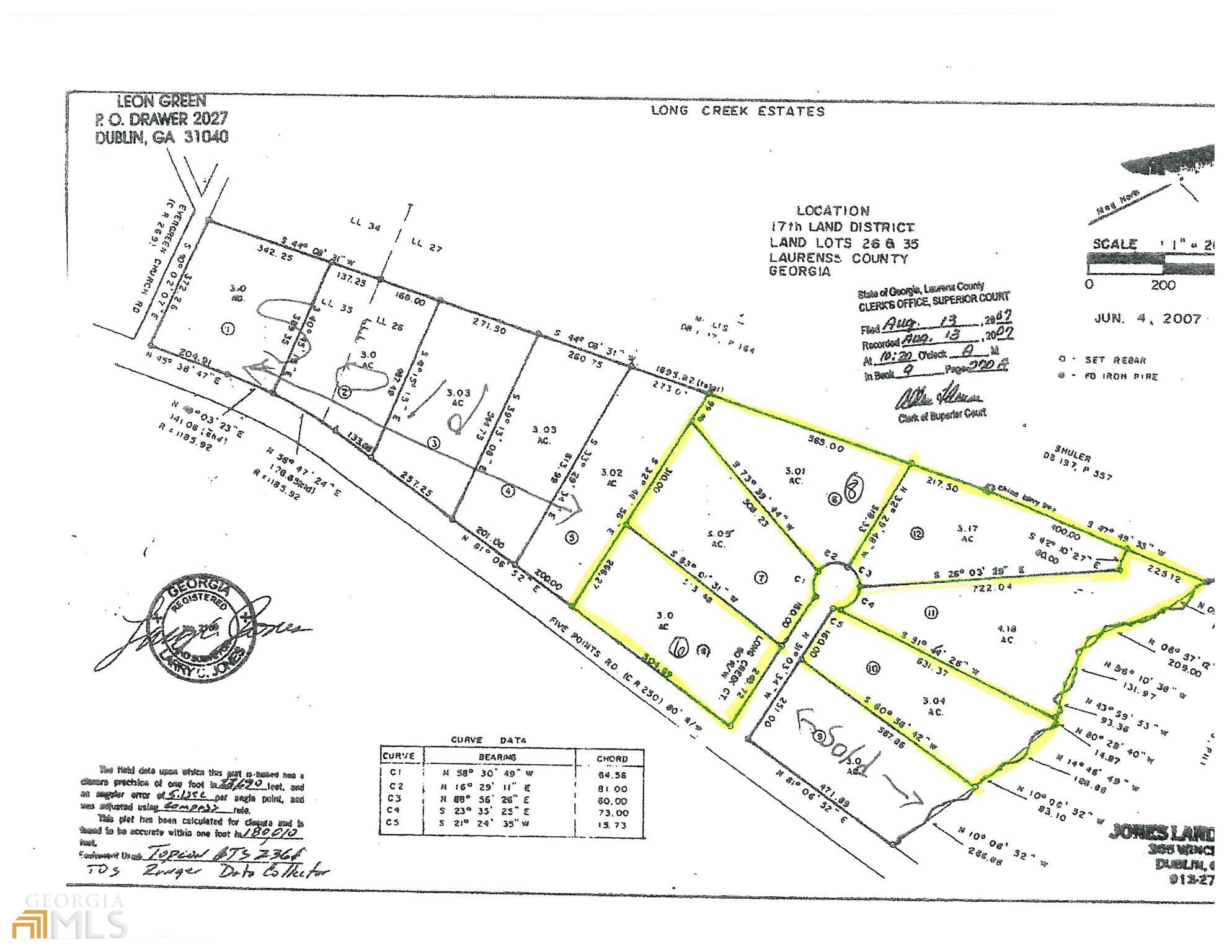 0 Five Points Road, Unit LOT 7, Rentz, GA 31009 Compass