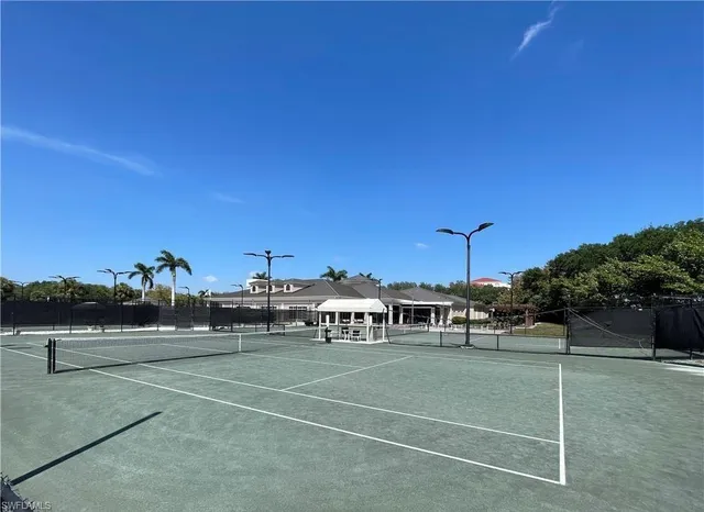 a view of a tennis court