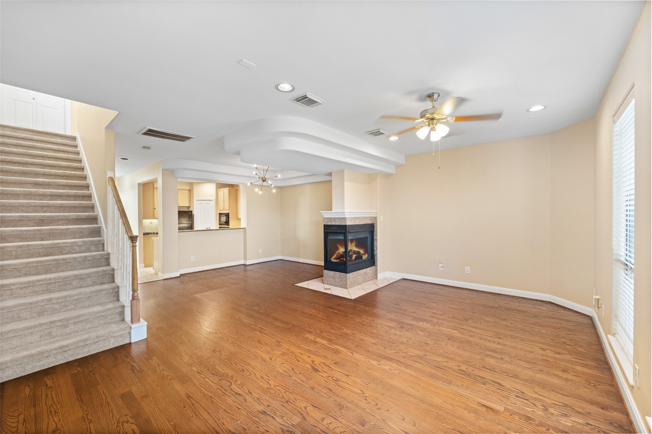 2406 Calumet Street Houston, TX 77004 - Photo 20 of 37 wooden floor in an empty room with a window