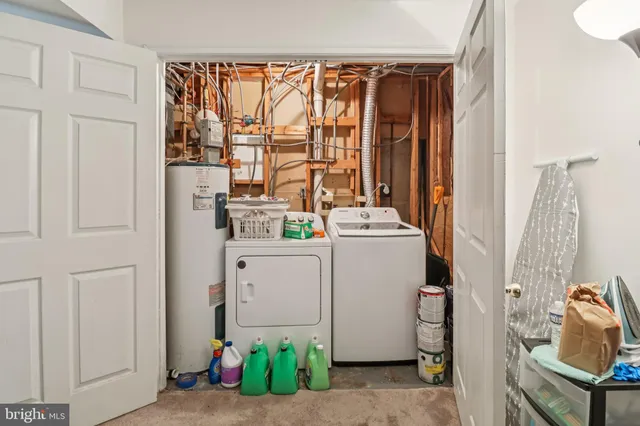 a room with storage and utility