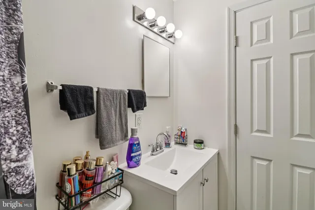 a view of a backyard with sitting area