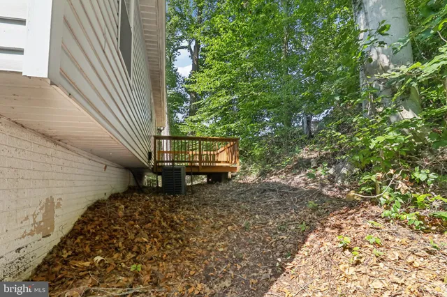 a backyard of a house