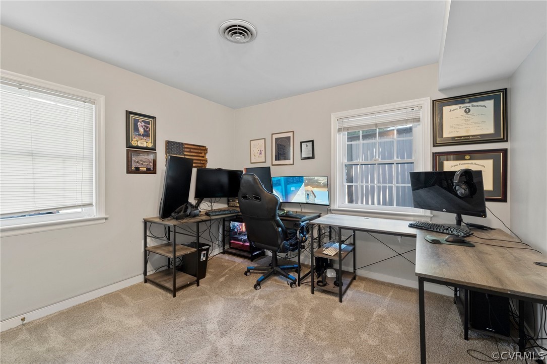 2304 Lashley Lane Henrico, VA 23238 - Photo 19 of 29 a view of a workspace with furniture and a window