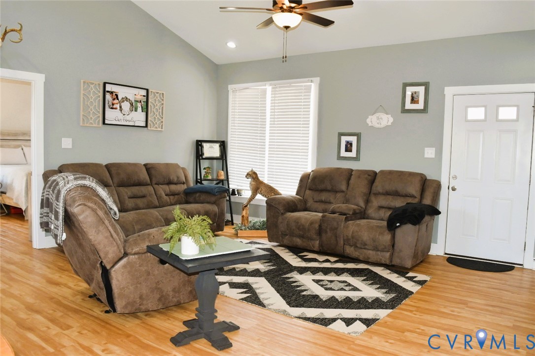 288 Moore Road Farmville, VA 23901 - Photo 12 of 33 a living room with furniture and a wooden floor