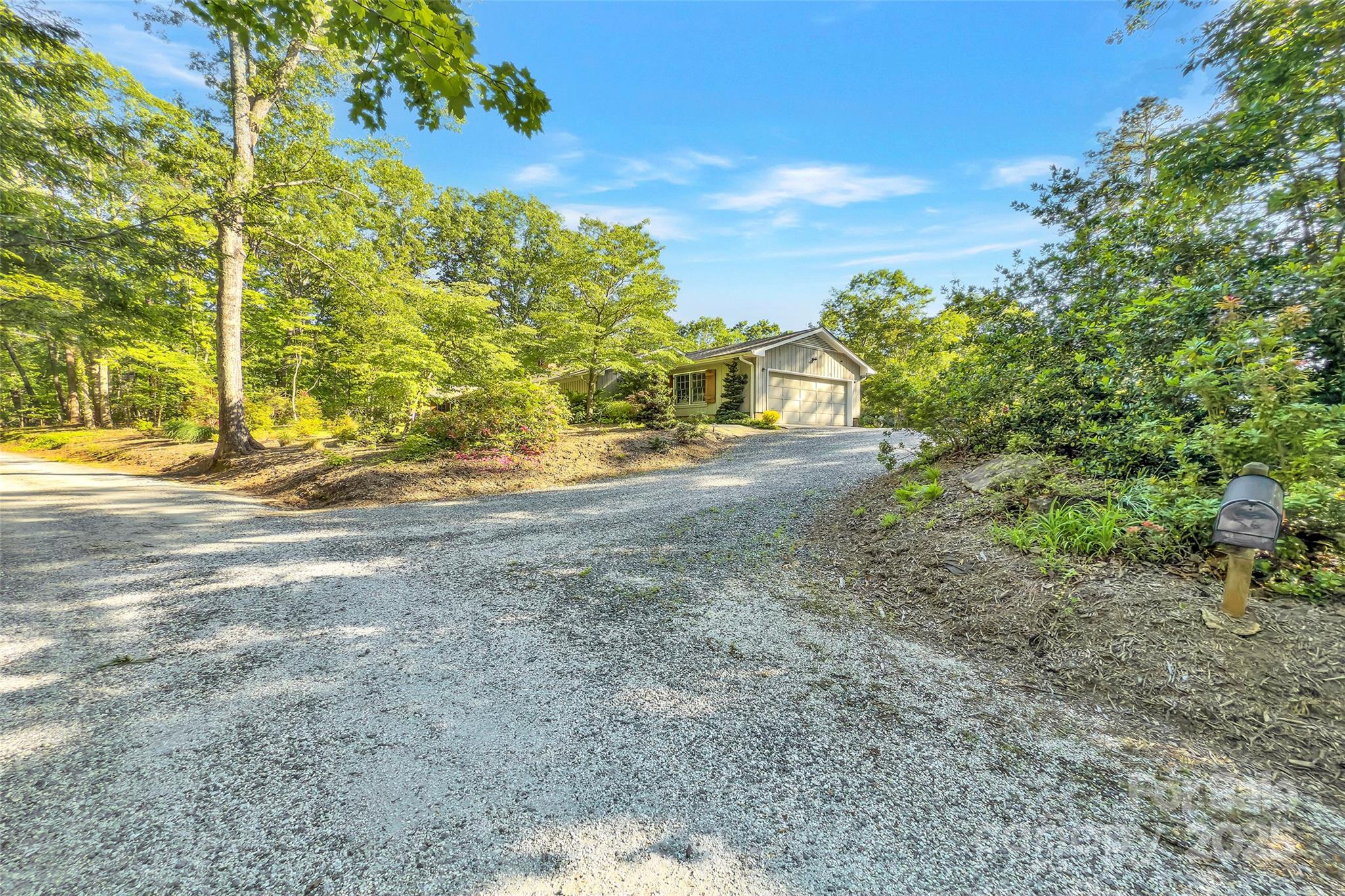 7 Hearthstone Lane Landrum, SC 29356 - Photo 30 of 43 a view of a yard with plants and large trees