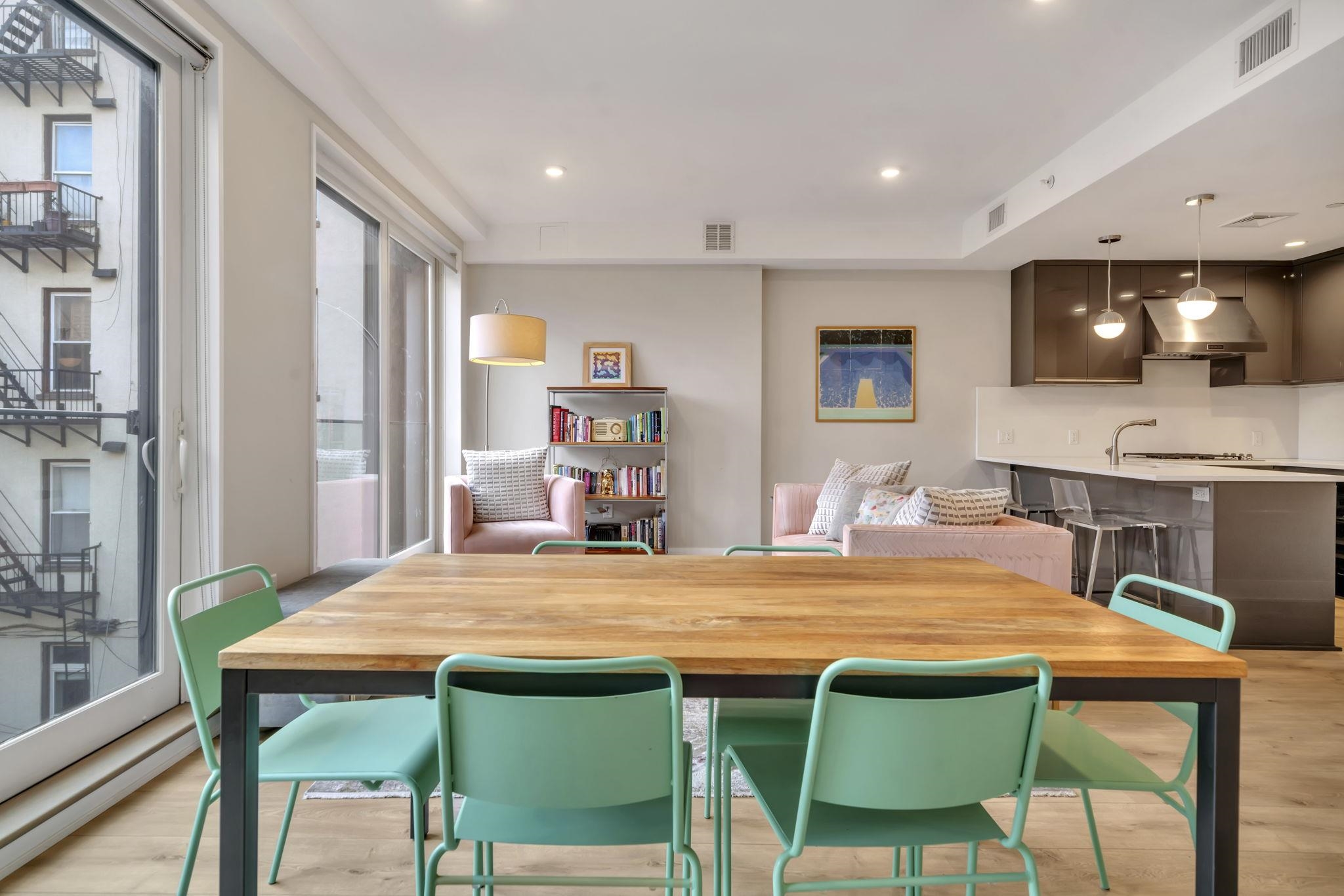 61 14th Street, Unit 3 Hoboken, NJ 07030 - Photo 7 of 31 a view of a dining room with furniture