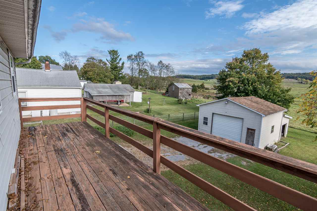 3672 Middlebrook Village Road Middlebrook, VA 24459 - Photo 44 of 45 a balcony with wooden floor and city view