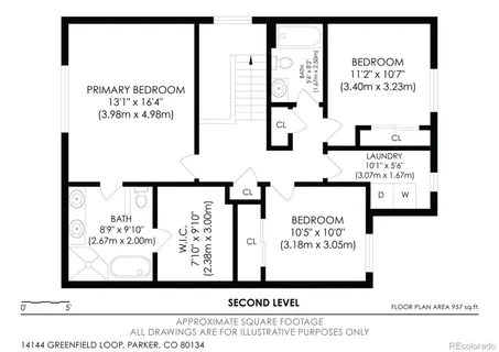 an aerial view of residential houses with outdoor space and ocean view